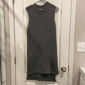 Moral Fiber Gray Sleeveless Midi Dress